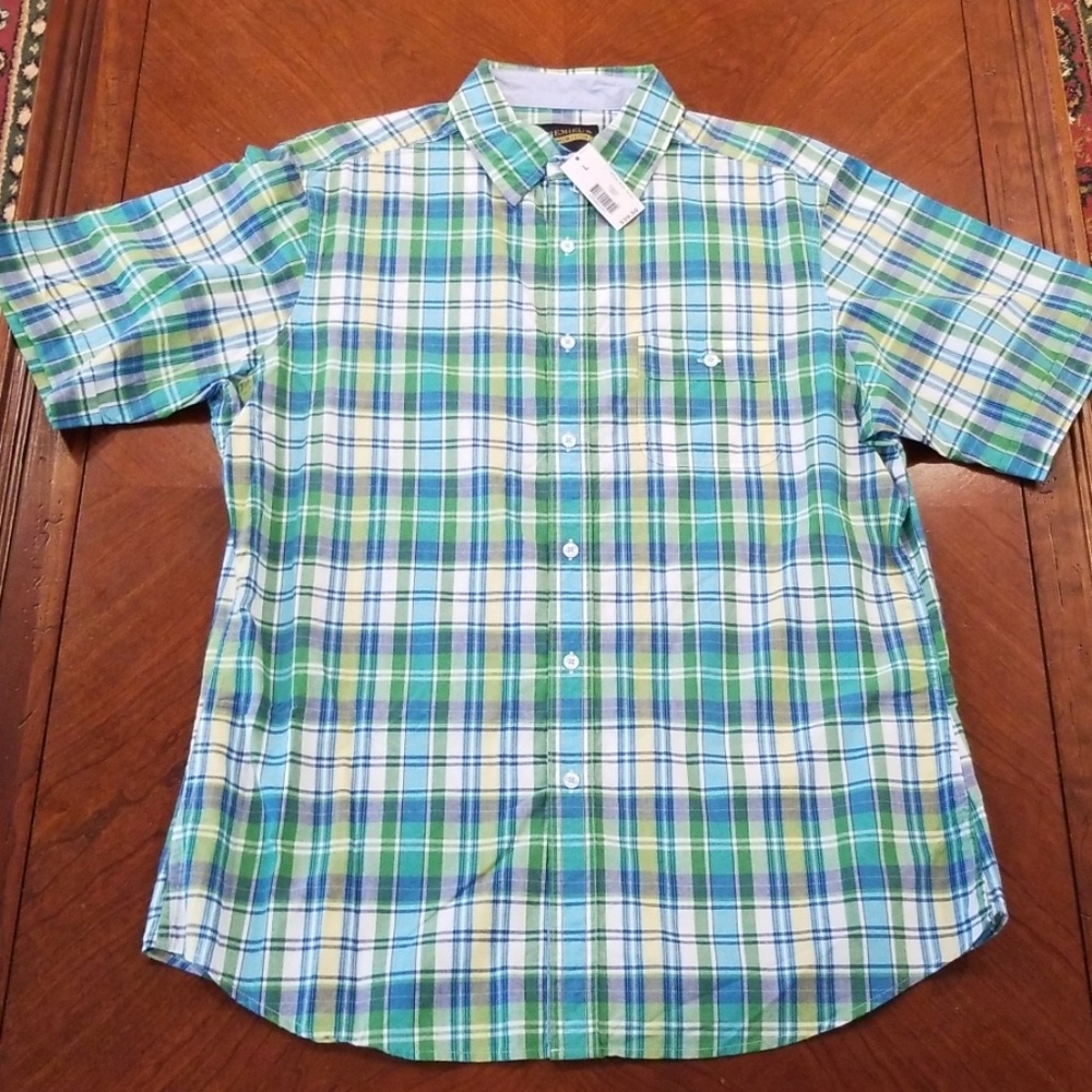 L Daniel Cremiux short sleeve buttonup NWT